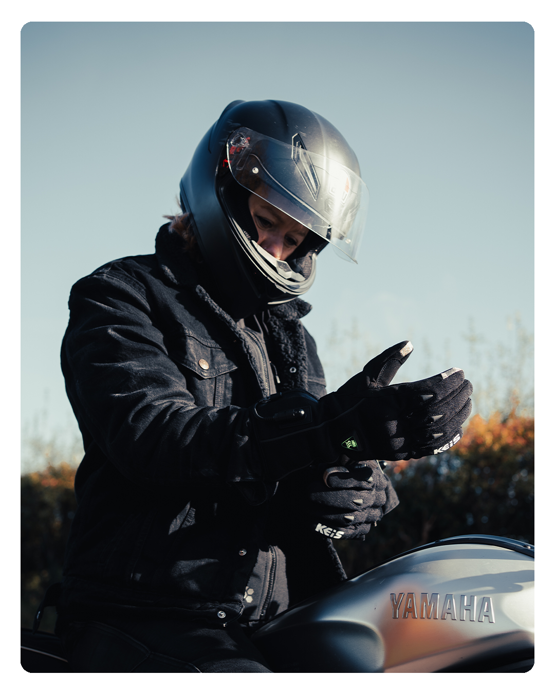 Gants de moto chauffants - G701 Bonded-Textile