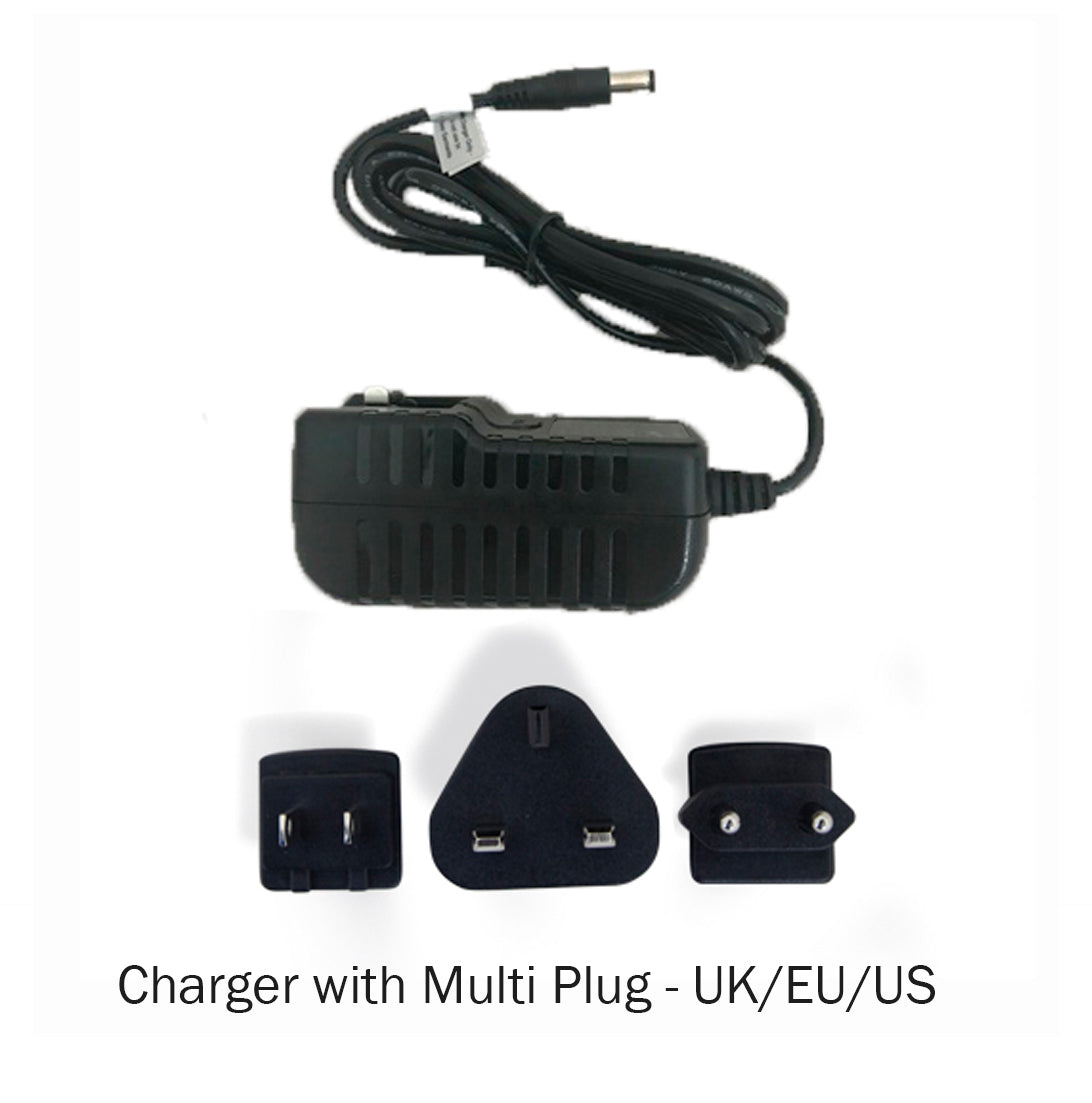 Vêtements chauffants PORTABLE Chargeur de batterie Prise multinationale (Royaume-Uni, UE, États-Unis)